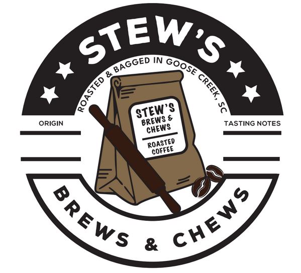 Stew's Brews & Chews logo